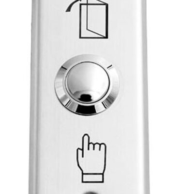 Χωνευτό Μπουτόν Εξόδου/Εισόδου 3A Ασημί SECUKEY CBUTTON1