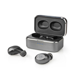 Bluetooth Ακουστικά Handsfree με Θήκη Φόρτισης Γκρι NEDIS HPBT5056GY