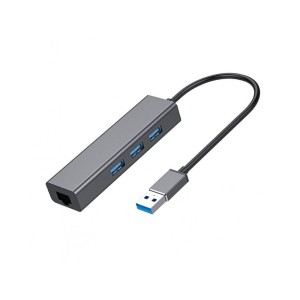 Nordic Aluminum 3-Port USB 3.1 και Gigabit Ethernet Hub