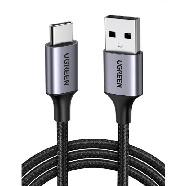 Ugreen USB-C Καλώδιο 2μ. με Νάυλον ύφανση και Επαφές Αλουμινίου