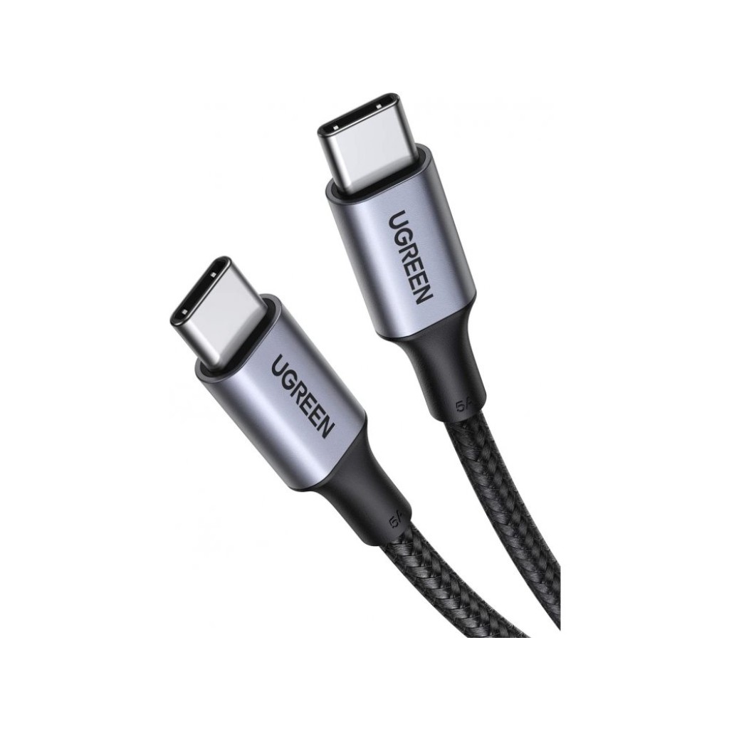 Ugreen USB-C σε USB-C Καλώδιο 2μ. με Νάυλον ύφανση και Επαφές Αλουμινίου Υποστήριξη PD3.0/QC4.0/FCP & 5A / 100W - 70429