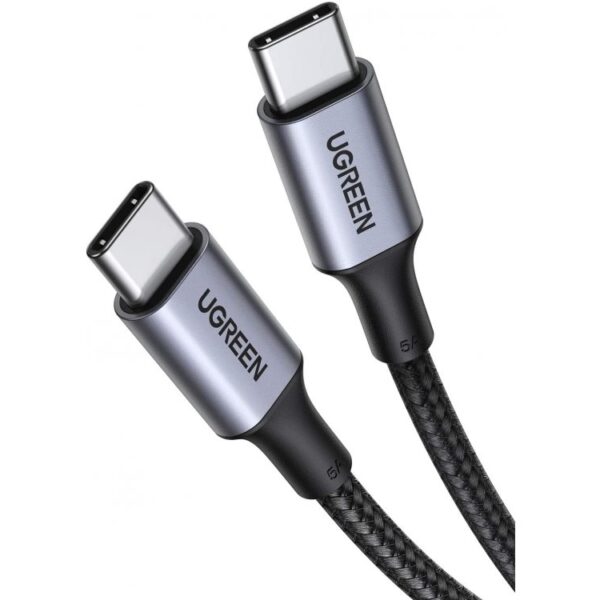 Ugreen USB-C σε USB-C Καλώδιο 2μ. με Νάυλον ύφανση και Επαφές Αλουμινίου Υποστήριξη PD3.0/QC4.0/FCP & 5A / 100W - 70429