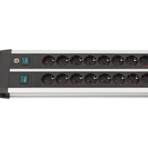 Brennenstuhl Premium-Alu Technics 16-outlet Extension socket