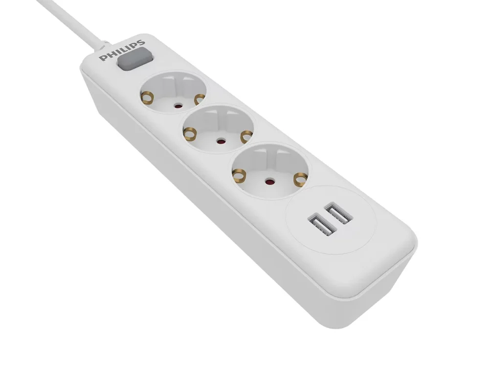 Philips 3-outlet Power strip