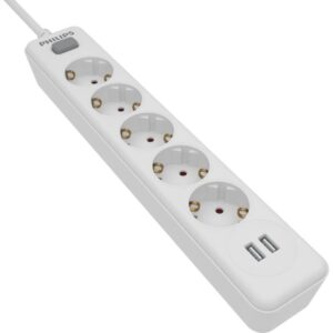 Philips 5-outlet Power strip