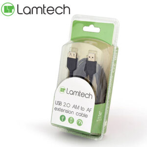 LAMTECH USB2.0 EXTENSION CABLE 3M RETAIL PACK_1