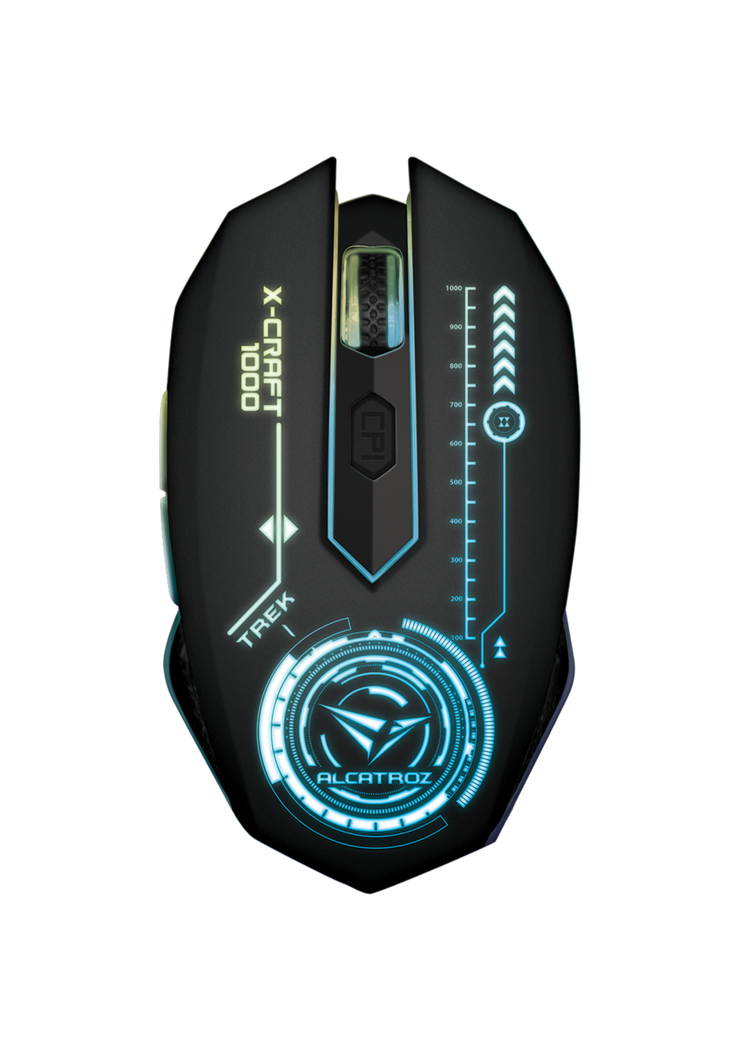 ALCATROZ GAMING MOUSE X-CRAFT 1000 TREK_2