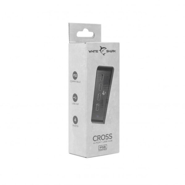 WHITE SHARK PS5 4-PORT USB HUB CROSS_3