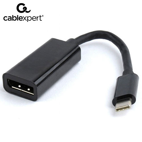 CABLEXPERT USB-C TO DISPLAY PORT ADAPTER BLACK_1