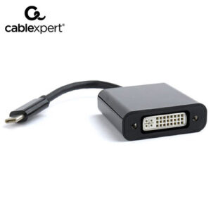 CABLEXPERT USB-C TO DVI FEMALE ADAPTER BLACK_1