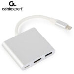 CABLEXPERT USB TYPE-C MULTI-ADAPTER SILVER_1