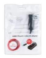 CABLEXPERT USB-C GIGABIT NETWORK ADAPTER BLACK