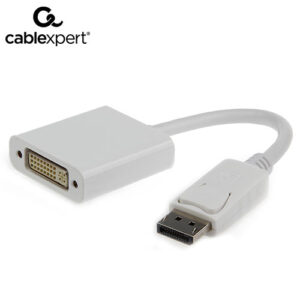CABLEXPERT DISPLAYPORT TO DVI ADAPTER CABLE WHITE_1