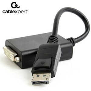 CABLEXPERT DISPLAYPORT V1.2 TO DUAL-LINK DVI ADAPTER WITH CABLE BLACK_1