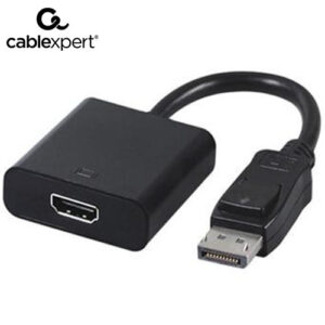 CABLEXPERT DISPLAY PORT TO HDMI ADAPTER BLACK_1