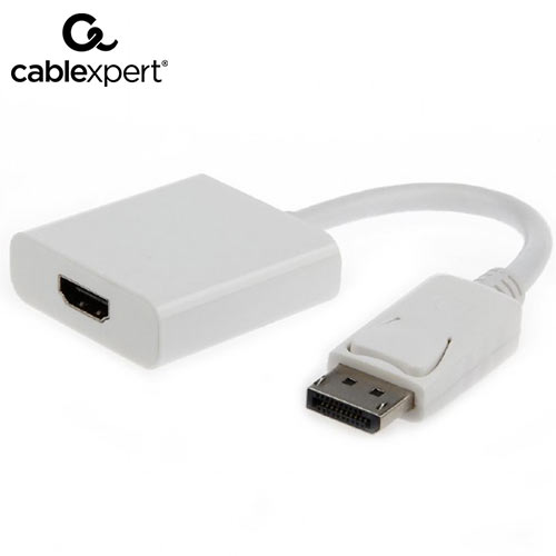 CABLEXPERT DISPLAY PORT TO HDMI ADAPTER WHITE_1