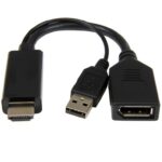 CABLEXPERT ACTIVE 4K HDMI TO DISPLAY PORT ADAPTER BLACK RETAIL PACK_2