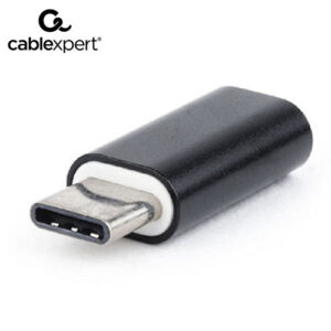 CABLXPERT USB TYPE C ADAPTER (CM/8PIN F) BLACK_1