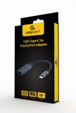 CABLEXPERT USB TYPE-C TO DISPLAYPORT MALE ADAPTER SPACE GREY RETAIL PACK_4