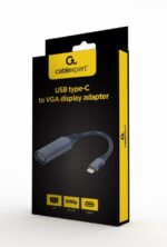 CABLEXPERT USB TYPE-C TO VGA DISPLAY ADAPTER SPACE GREY RETAIL PACK_4