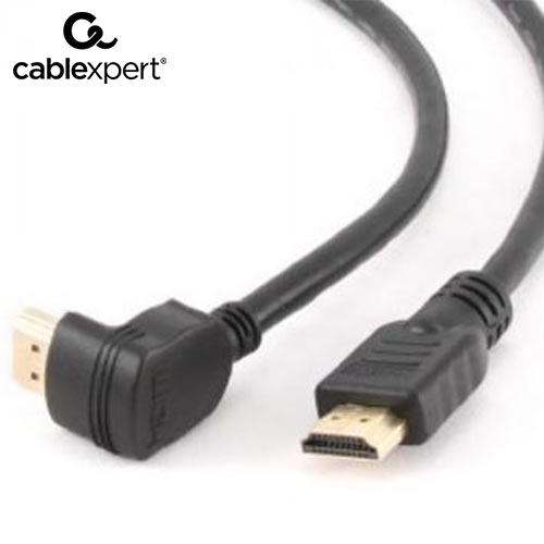 CABLEXPERT HDMI v.1.4 90 DEGREES MALE TO STRAIGHT MALE 3m_1