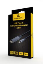 CABLEXPERT USB TYPE-C TO DISPLAYPORT MALE ADAPTER CABLE SPACE GREY RETAIL PACK 1