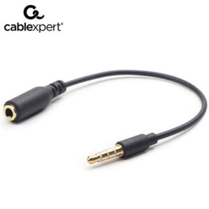 CABLEXPERT 3.5mm 4-PIN AUDIO CROSS-OVER ADAPTER CABLE BLACK_1