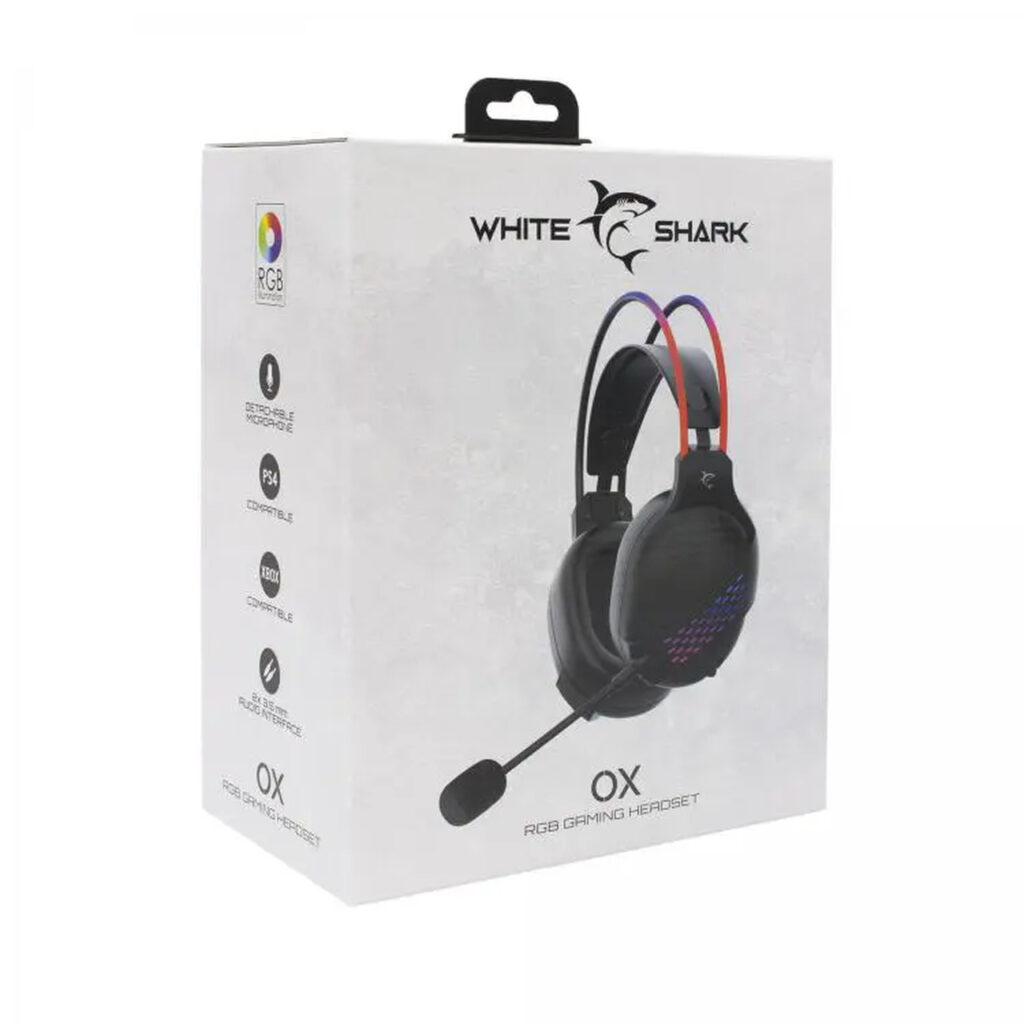 WHITE SHARK RGB HEADSET OX_7