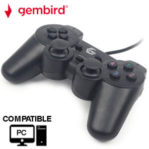 GEMBIRD DUAL USB 2.0 VIBRATION GAMEPAD FOR PC_1