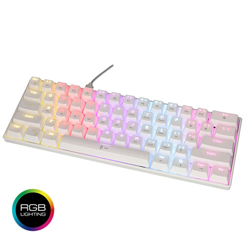 LAMTECH RGB MECHANICAL GAMING KEYBOARD BLUE SWITCH WHITE WITH TYPE-C PORT "PLUTO"_1
