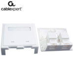 CABLEXPERT TWO JACKS SYRFACE MOUNT BOX WITH CAT5e KEYSTONE JACKS_1