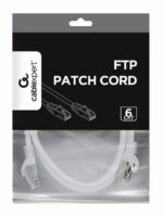 CABLEXPERT FTP CAT6 PATCH CORD WHITE 1M_2