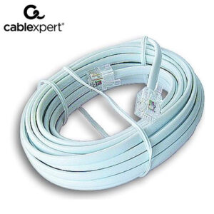 CABLEXPERT TELEPHONE CORD 6P4C 3m_1