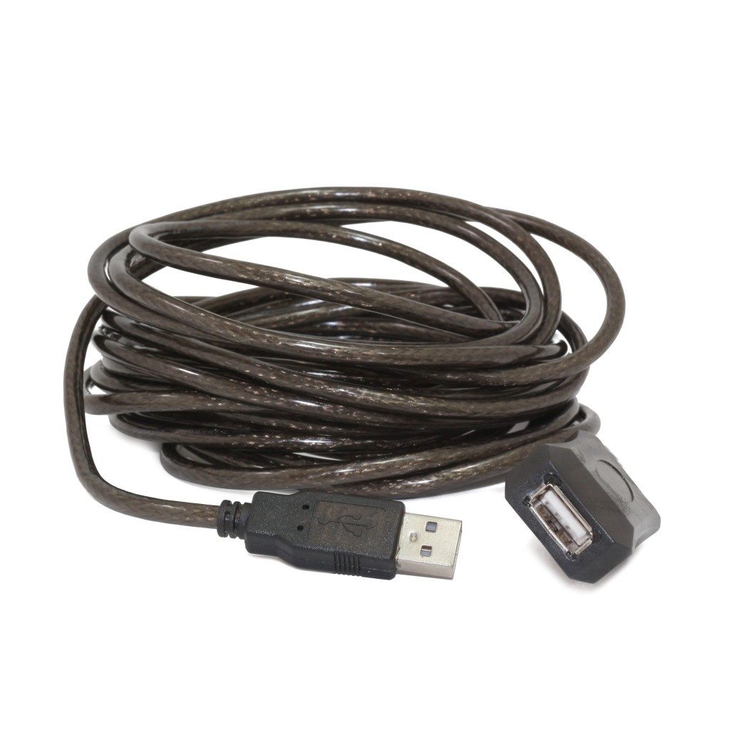 CABLEXPERT ACTIVE USB EXTENSION CABLE BLACK 10M_2