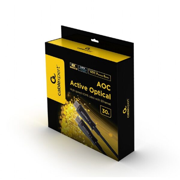 CABLEXPERT ACTIVE OPTICAL HIGH SPEED 4K HDMI CABLE WITH ETHERNET 30M_2
