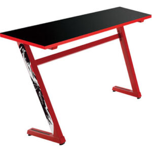 WHITE SHARK GAMING Z-SHAPED DESK FRAME WITH DESKTOP BOARD BLACK RED_1
