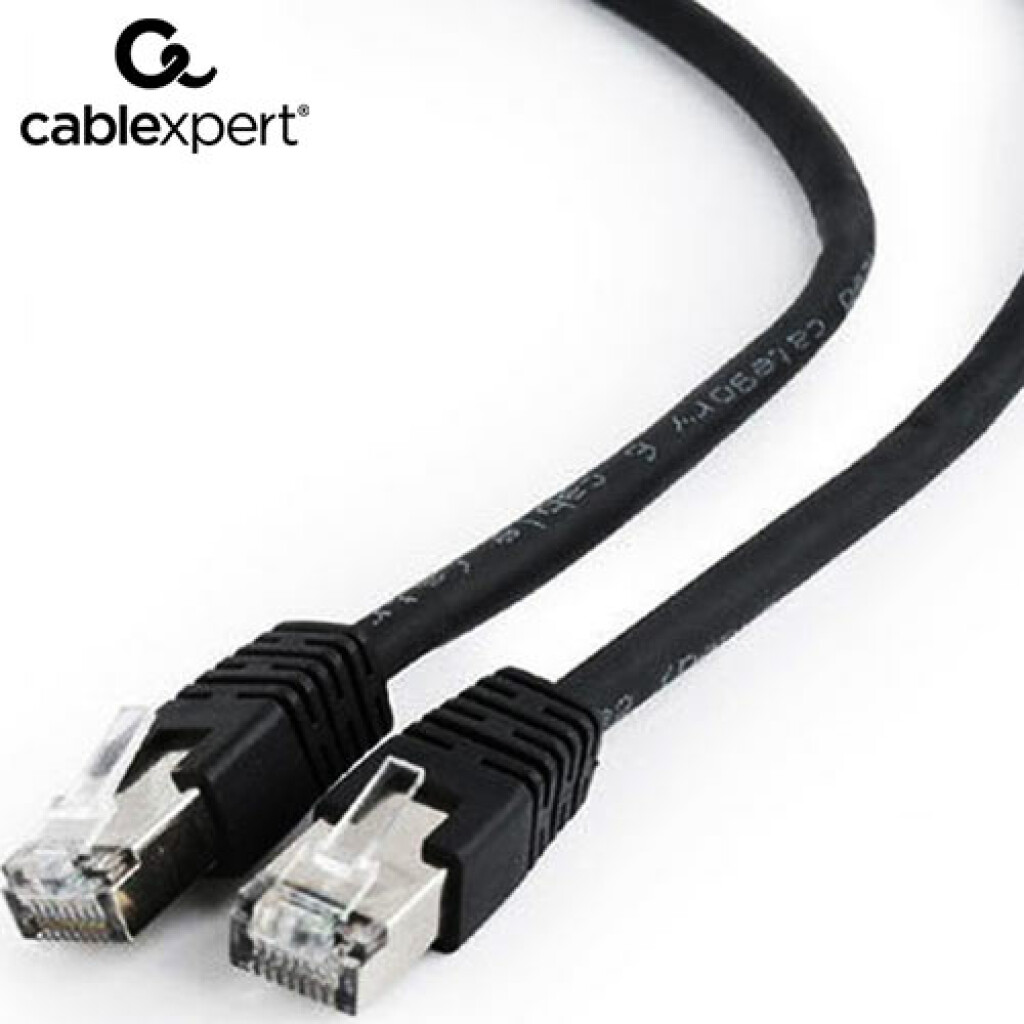 CABLEXPERT FTP CAT6 PATCH CORD BLACK 3M_1