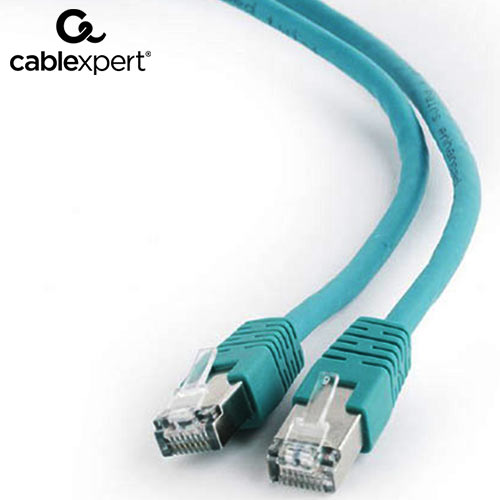 CABLEXPERT FTP CAT6 PATCH CORD GREEN 2M_1
