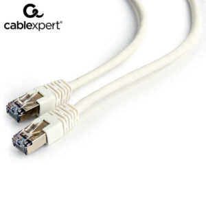 CABLEXPERT FTP CAT6 UTP PATCH CORD WHITE 0.5M_1