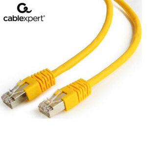 CABLEXPERT FTP CAT6 PATCH CORD YELLOW 1M_1