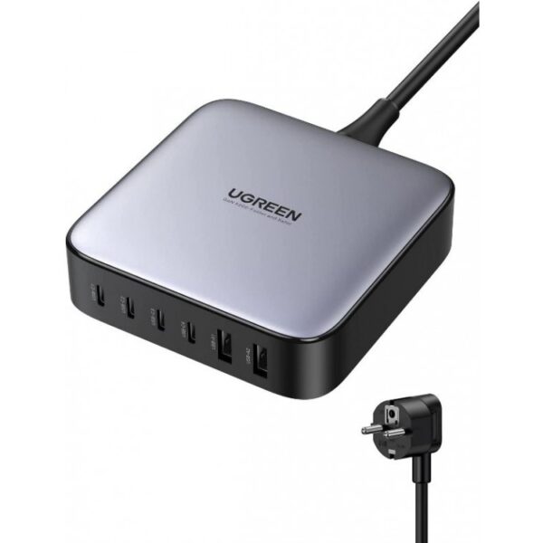 Ugreen Nexode 200W 6-Port Desktop PD Fast Charger Φορτιστής πρίζας 6-θυρών GaN με Power Delivery