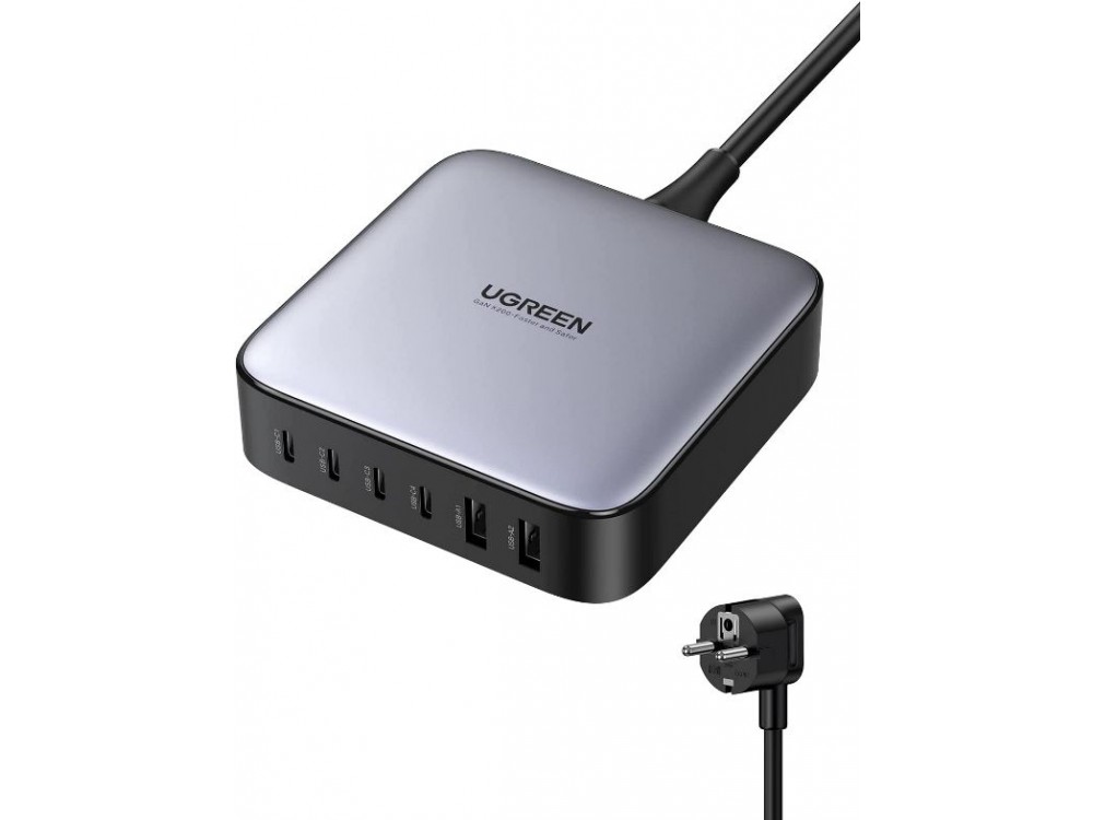 Ugreen Nexode 200W 6-Port Desktop PD Fast Charger Φορτιστής πρίζας 6-θυρών GaN με Power Delivery