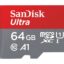 Sandisk Ultra Android microSDHC 64GB Class 10 A1 140MB/s με Adapter