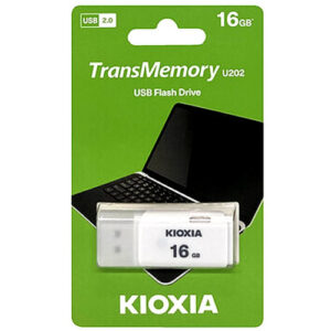KIOXIA USB 2.0 FLASH STICK 16GB HAYABUSA WHITE U202_1