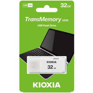 KIOXIA USB 2.0 FLASH STICK 32GB HAYABUSA WHITE U202_1