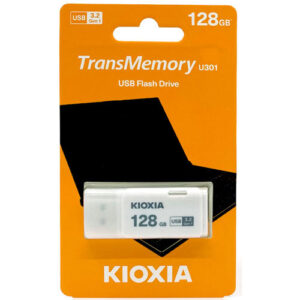 KIOXIA USB 3.0 FLASH STICK 128GB HAYABUSA WHITE U301_1