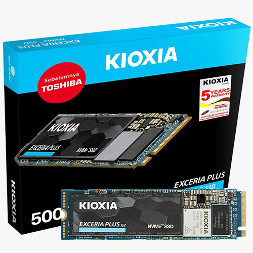 KIOXIA INTERNAL SSD EXCERIA PLUS Gen2 NVMe M.2 2280 500GB_1
