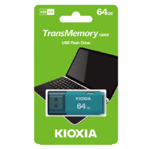 KIOXIA USB 2.0 FLASH STICK 64GB HAYABUSA AQUA U202_1