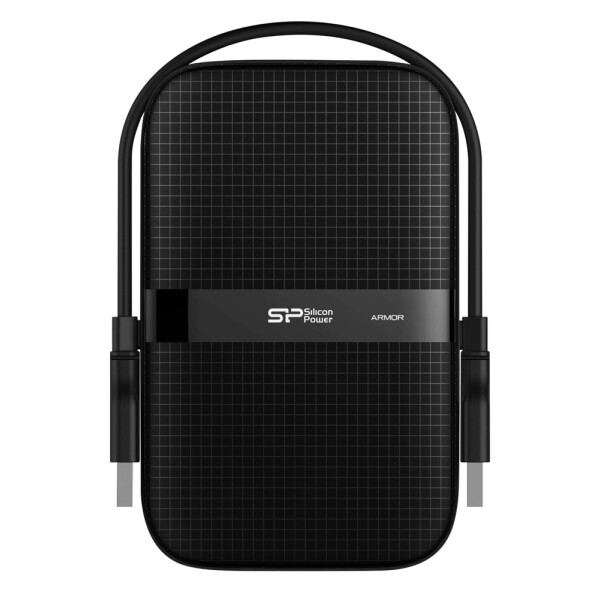 Εξωτερικός HDD Armor Silicon Power A60, 4TB, USB 3.2 σε Μαύρο Χρώμα