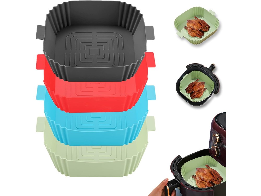 AJ Air Fryer Reusable Silicone Liner Square